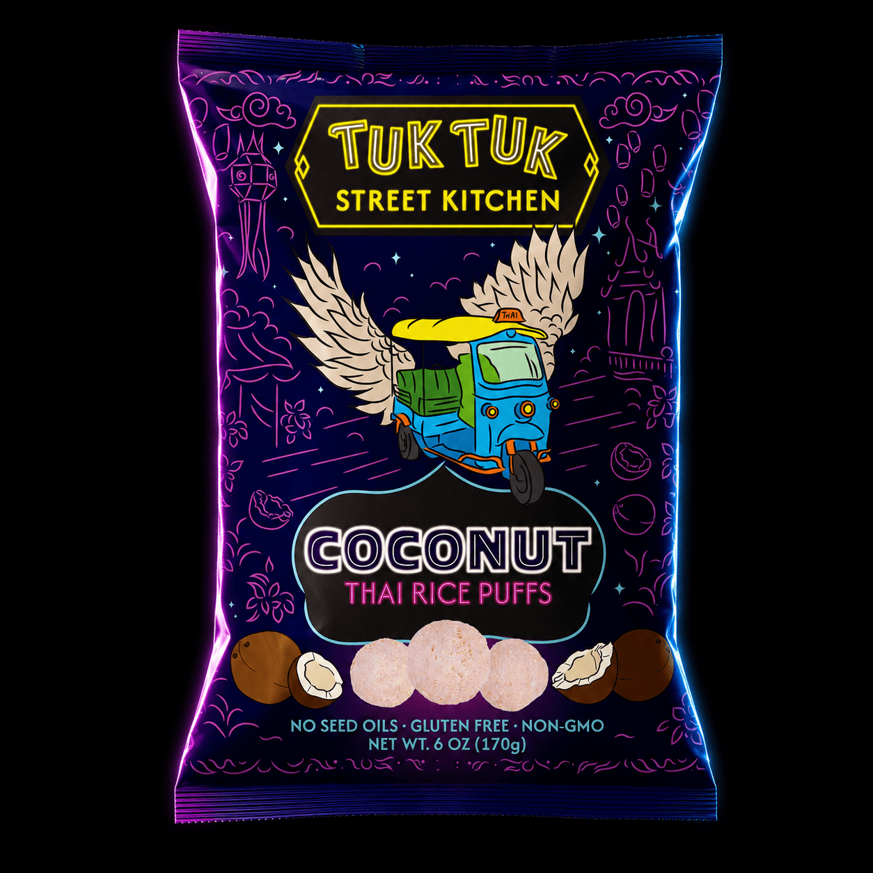 Coconut Thai Rice Puffs - True Roots FoodsRice Puffs