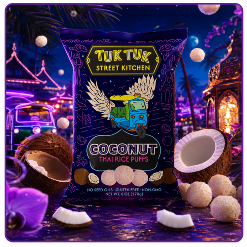 Coconut Thai Rice Puffs - True Roots FoodsRice Puffs