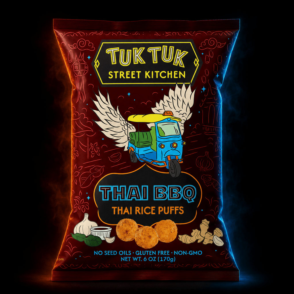 Thai BBQ Rice Puffs - True Roots FoodsRice Puffs